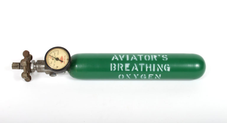 Aviators breathing store oxygen